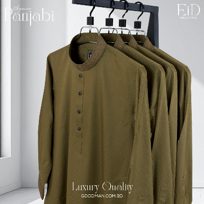 Picture of Luxury Quality Master Color Semi Long Panjabi for Men.(Master,Int:XXL)