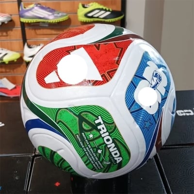 Picture of Trionda - World Cup 2026 Match Football - Premium Size 5 Training & Match Ball - Rud Fit -   World Cup 2026 Official Match Ball