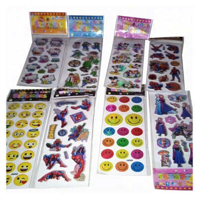 Picture of Colorful Sticker Sheets – Perfect for Kids | MNK SHOP (Multicolor)