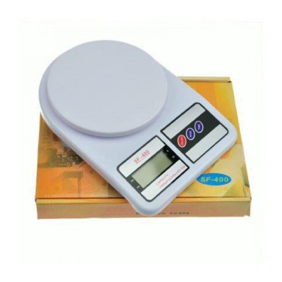 Picture of Professional Kitchen Digital Weighing Machine | MNK SHOP (White)