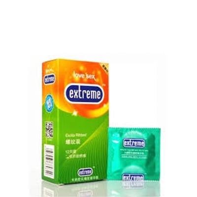 Picture of Extreme Excita Ribbed Condom - 12 Pcs