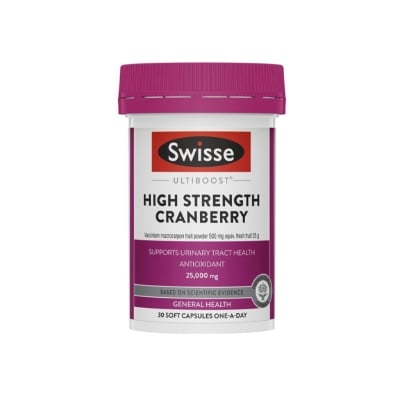 Picture of Swisse Ultiboost High Strength Cranberry 25000mg - 30 Capsule