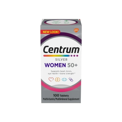 Picture of Centrum Silver Multivitamin For Women 100 Tablets