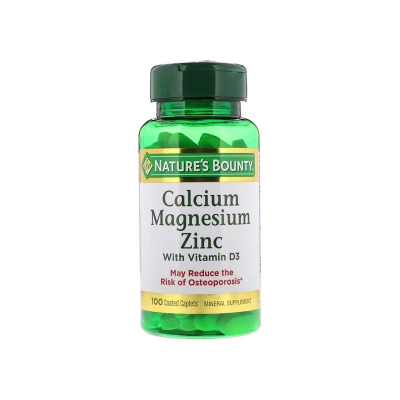 Picture of Nature’s Bounty Calcium Magnesium Zinc with Vitamin D3 - 100 Coated Caplets