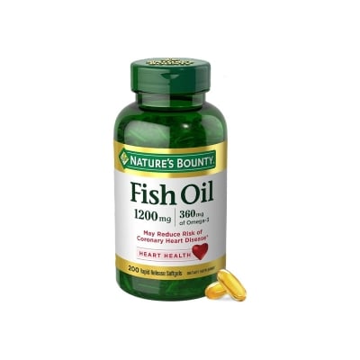 Picture of Nature's Bounty Fish Oil (Omega-3) 1200mg - 120 Capsules