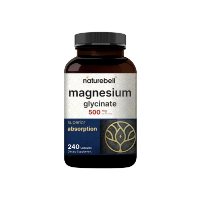 Picture of NatureBell Magnesium Glycinate Capsules 500mg -240 Count