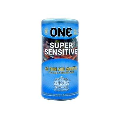 Picture of One Super Sensitive Condom 12Pcs Pack ( Malaysian )