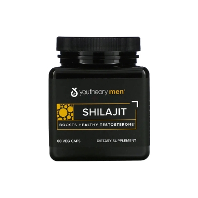 Picture of Youtheory Men Shilajit Boosts Healthy Testosterone- 60 Capsules