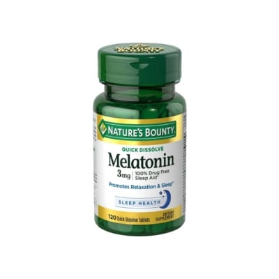 Picture of Nature’s Bounty Melatonin 3mg -120 Tablets