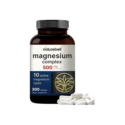 Picture of NatureBell Magnesium Complex Supplement 500mg-300 Capsules 