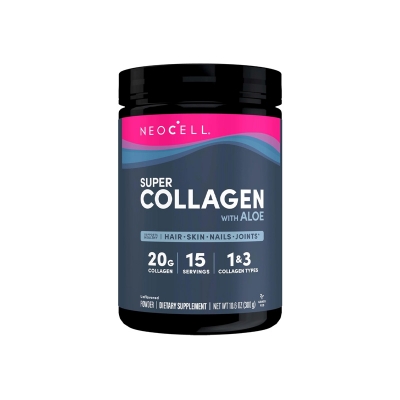 Picture of Neocell Super Collagen with Aloe Supports Healthy Hair, Skin and Nails-300 gm