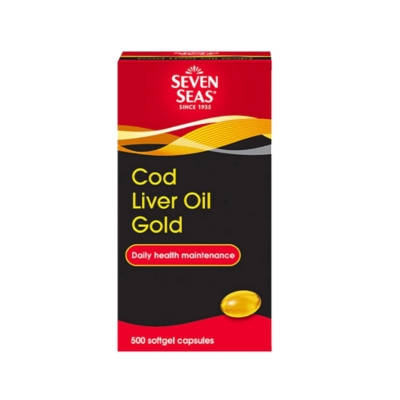 Picture of Seven Seas Cod Liver Oil Gold - 500 Capsules