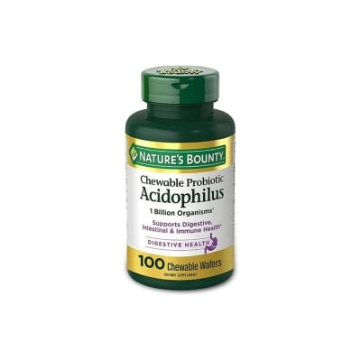 Picture of Nature’s Bounty Acidophilus Probiotic, Daily Probiotic Supplement 100 Tablets