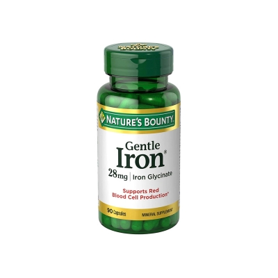 Picture of Nature's Bounty Gentle Iron 28mg - 90 Capsules
