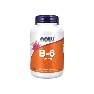 Picture of NOW Vitamin B-6 100 mg - 100 Capsules