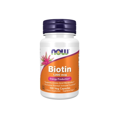 Picture of NOW Biotin 1000 mcg - 100 Capsules