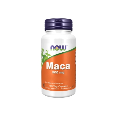 Picture of Now Maca 500mg Maca Root Lepidium meyenii - 100 Vegan Capsules