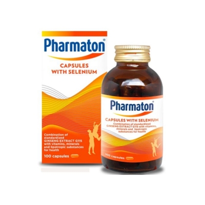Picture of Pharmaton 100's Capsules with Ginseng Extract and Selenium