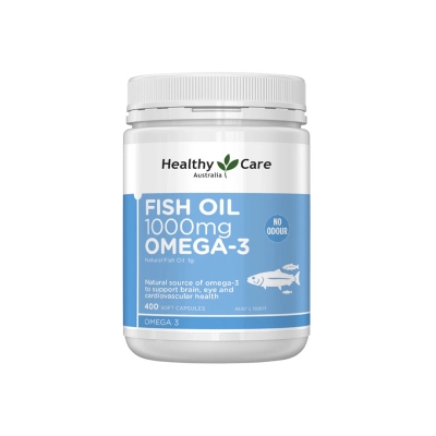 Picture of Healthy Care Fish Oil 1000mg Omega-3 - 400 capsules