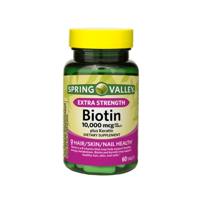 Picture of Spring Valley Biotin 10000mcg - 60 Tablets