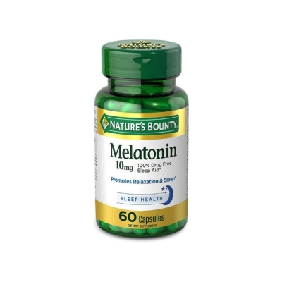 Picture of Nature's Bounty Melatonin Promotes Relaxation & Sleep 10mg- 60 Capsules