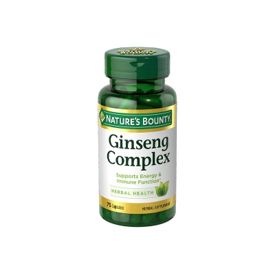Picture of Nature's Bounty Ginseng Complex- 75 Capsules