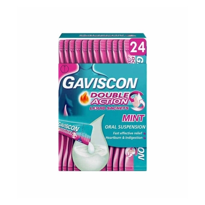 Picture of Gaviscon Double Action Liquid 24 x 10ml Sachets