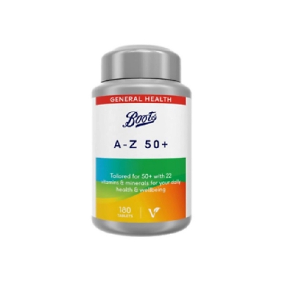 Picture of Boots A-Z 50+ Vitamins & Minerals 180 Tablets