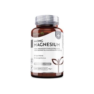 Picture of Nutravita Super Strength 1480mg Magnesium Citrate -180 Capsules 