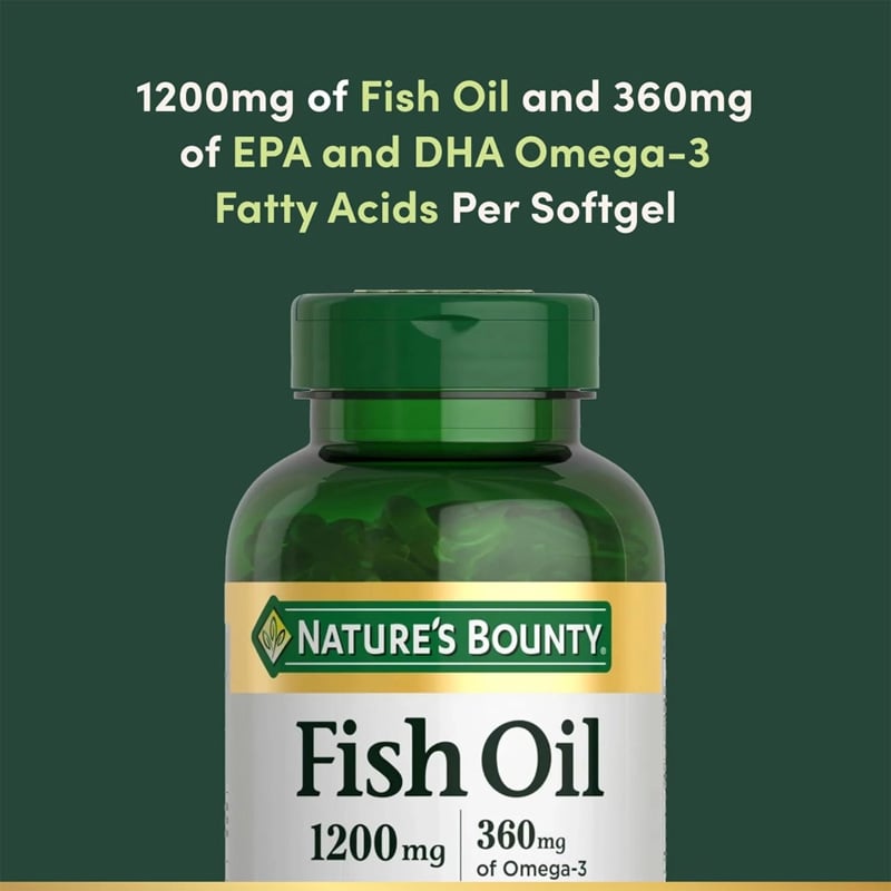Picture of Nature's Bounty Fish Oil (Omega-3) 1200mg - 120 Capsules