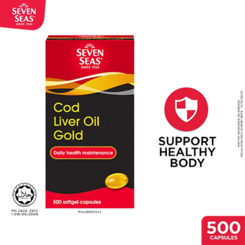 Picture of Seven Seas Cod Liver Oil Gold - 100 Capsules