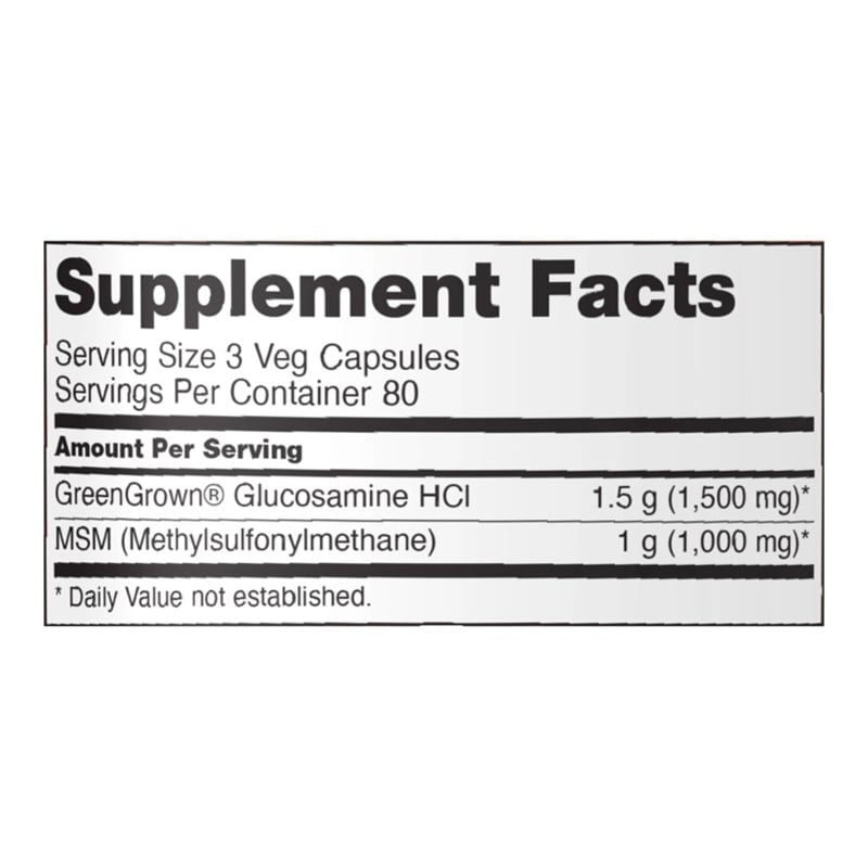 Picture of NOW  Glucosamine & Chondroitin with MSM -90 Veg Capsules