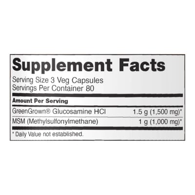 Picture of NOW  Glucosamine & Chondroitin with MSM -90 Veg Capsules