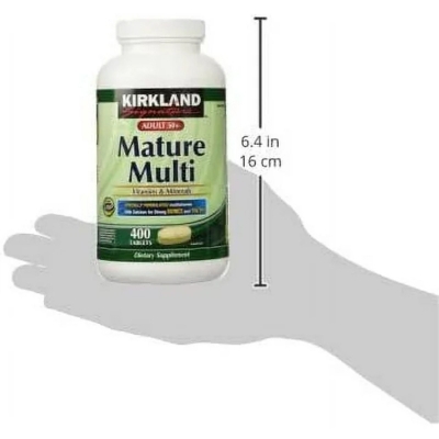 Picture of Kirkland Signature Adults 50+ Mature Multi- 400 Tablets 
