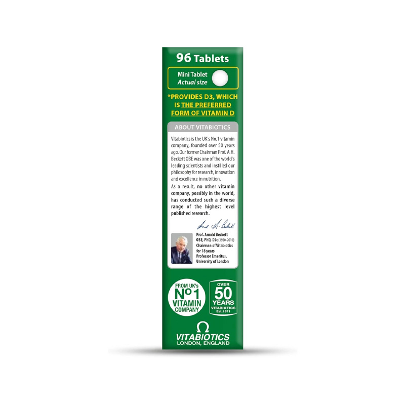 Picture of Vitabiotics Ultra Vitamin D Tablets 1000IU Optimum Level - 96 Tablets