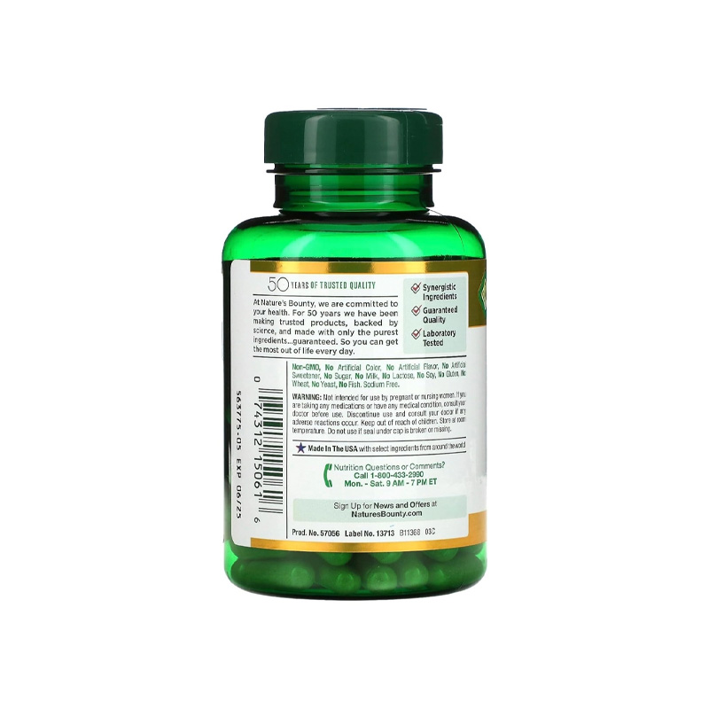 Picture of Nature's Bounty Cinnamon Plus Chromium Supports Sugar Metabolism- 60 Capsules