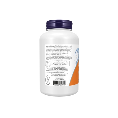 Picture of NOW Cod Liver Oil 650 mg Vitamins A and D-3 -250 Softgels