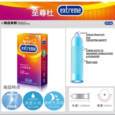 Picture of Extreme Pleasuremax Condom - 12 Pcs