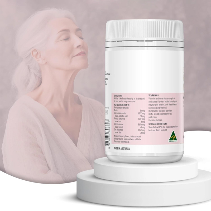 Picture of Healthy Care Super Hair, Skin and Nails - 100 Capsules
