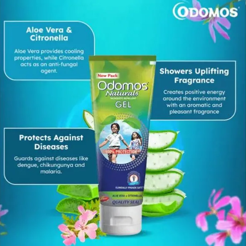 Picture of Odomos Vitamin E & Almond Oil Cream Anti Mosquito 50Gm
