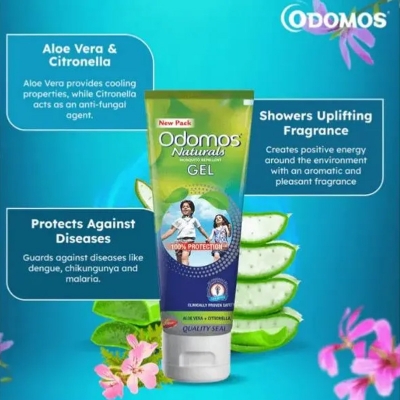 Picture of Odomos Vitamin E & Almond Oil Cream Anti Mosquito 50Gm