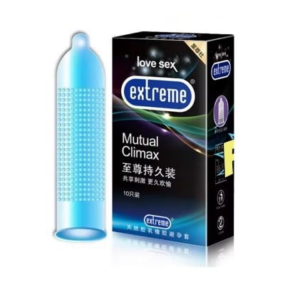 Picture of Extreme Mutual Climax  Condom -12 pcs Black