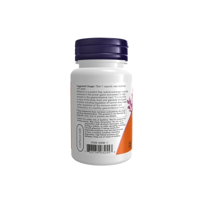 Picture of Now Supplements Melatonin 3 Mg - 180 Veg Capsules