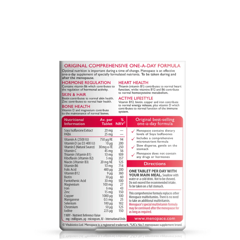 Picture of Menopace Original Vitabiotics - 30 Tablets