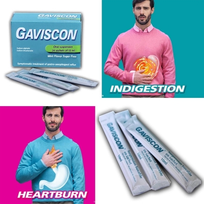 Picture of Gaviscon Double Action Liquid 24 x 10ml Sachets