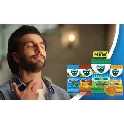 Picture of Vicks Cough Drops Double Power Chocolate 80pcs pack