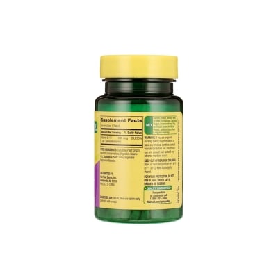 Picture of Spring Valley Vitamin B12 Metabolism Support 500mg - 100 Tablets