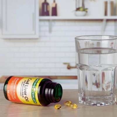 Picture of Spring Valley Cod Liver Oil Plus Vitamin A & D -100 Capsules