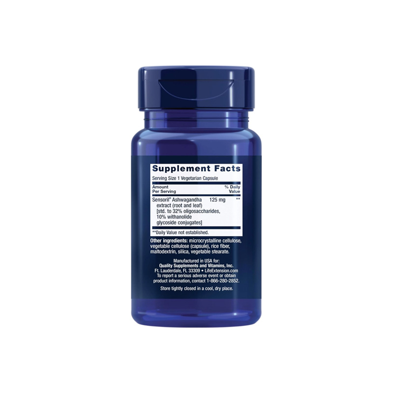 Picture of Life Extension Optimized Ashwagandha - 60 Capsules
