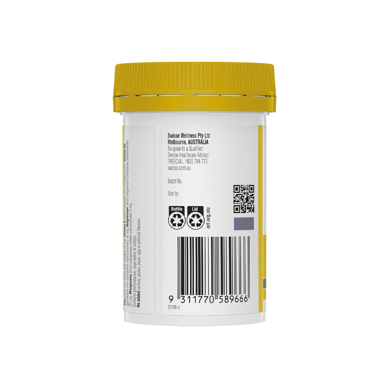 Picture of Swisse Ultiboost Zinc+ 25 mg - 60 Tablets